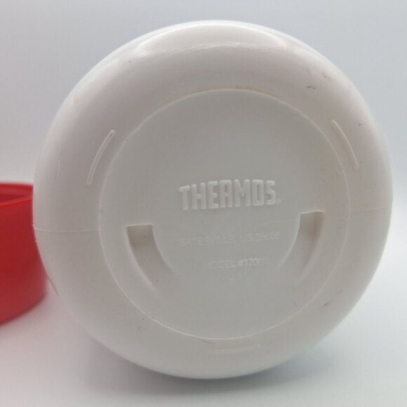 Flintstones Thermos 90s Cartoon TV Show Millennial Nostalgia Red Cup Lid 3700 - Picture 10 of 11